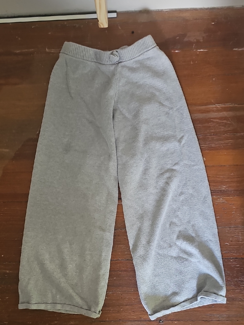 Janie and Jack Gray Wide-Leg Sweatpants